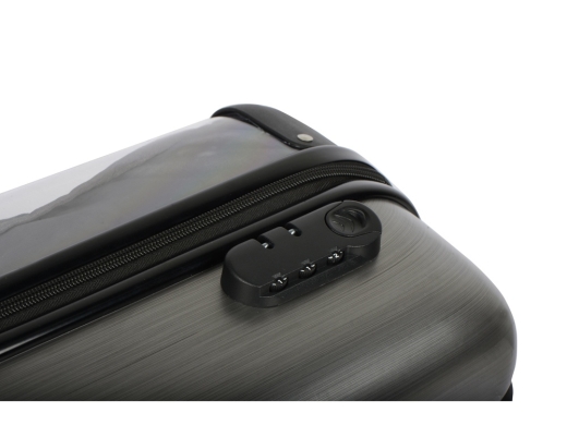 Изображение №6 | Чемодан прозрачный «Visit»  со сменной вставкой (серый/прозрачный)