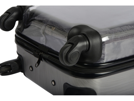 Изображение №8 | Чемодан прозрачный «Visit»  со сменной вставкой (серый/прозрачный)