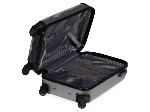 Изображение №9 | Чемодан прозрачный «Visit»  со сменной вставкой (серый/прозрачный)