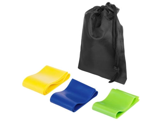 Изображение №1 | Набор фитнес-резинок «Strong» (зеленый, синий, желтый)