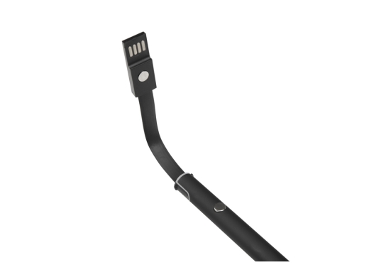 Изображение №4 | Ручка металлическая шариковая «Connect» с кабелем USB 2 в 1 (черный)