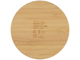 Изображение №4 | Беспроводное зарядное устройство из бамбука «Cap» (натуральный)