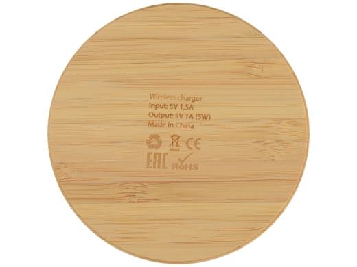 Изображение №4 | Беспроводное зарядное устройство из бамбука «Cap» (натуральный)