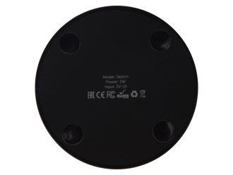 Изображение №6 | Беспроводное зарядное устройство «Sketch» с закаленным стеклом (черный)