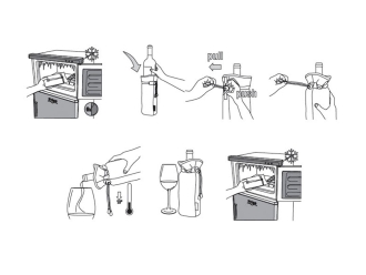 Изображение №5 | Охладитель для бутылки шампанского «Cold bubbles» (серебристый)