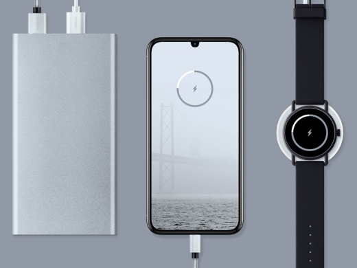 Изображение №13 | Внешний аккумулятор «NEO AX120S», 12000 mAh (серебристый)