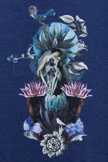 Изображение №3 | Толстовка Beauty Sleep, синий меланж, размер S