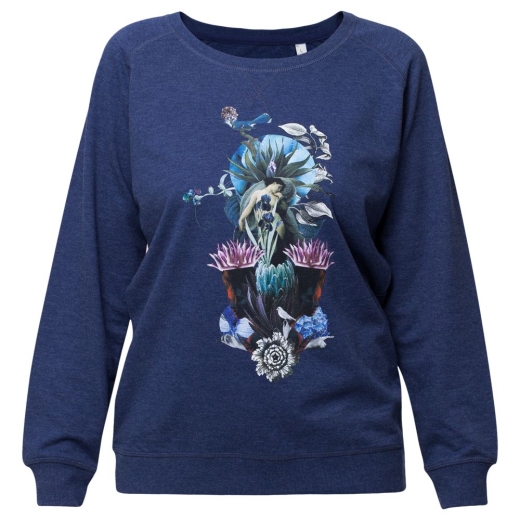 Изображение №2 | Толстовка Beauty Sleep, синий меланж, размер S