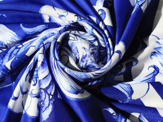 Изображение №2 | Платок «Гжель» (синий/белый)