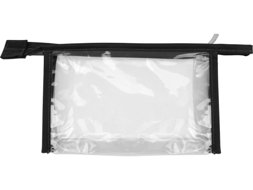 Изображение №2 | Прозрачная пластиковая косметичка «Lucy» (черный/прозрачный)