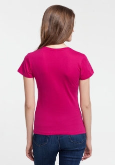 Изображение №6 | Футболка женская Beauty Sleep, ярко-розовая (фуксия), размер S