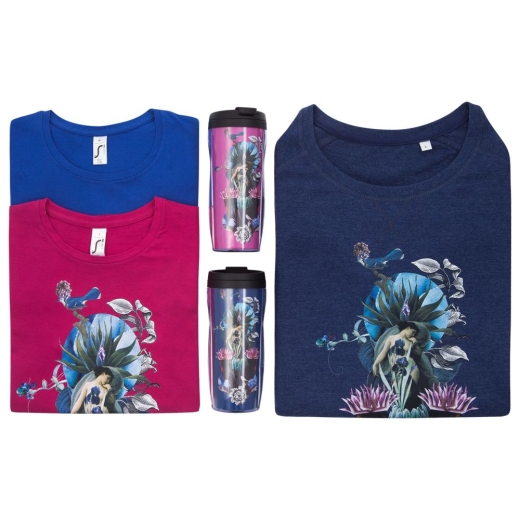 Изображение №5 | Футболка женская Beauty Sleep, ярко-розовая (фуксия), размер S