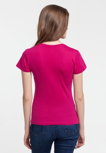 Изображение №6 | Футболка женская Beauty Sleep, ярко-розовая (фуксия), размер S