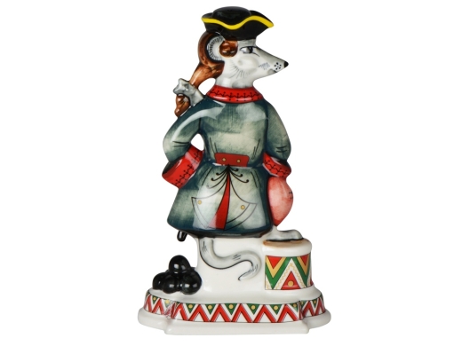 Изображение №3 | Скульптура «Гусар» (зеленый, красный, белый)