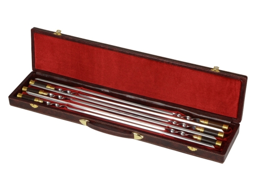 Изображение №1 | Набор шампуров «Охотничий» (бордовый/золотистый)