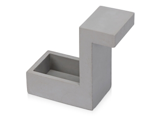 Изображение №1 | Настольная лампа из бетона «Blok Lamp» (серый)