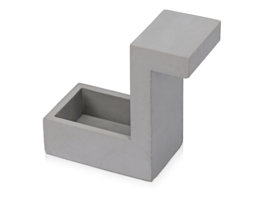 Изображение №1 | Настольная лампа из бетона «Blok Lamp» (серый)