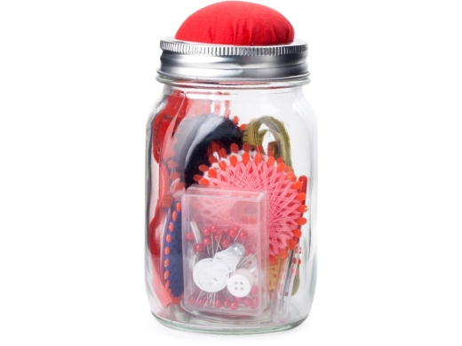 Изображение №1 | Швейный набор в банке «Sewing Kit» (прозрачный, разноцветный)