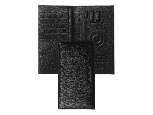 Изображение №1 | Портмоне с портативным зарядным устройством Buzz, 8000 mAh (черный)