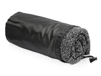 Изображение №3 | Плед вязаный «Blend» в чехле (черный)