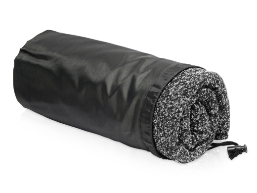 Изображение №3 | Плед вязаный «Blend» в чехле (черный)