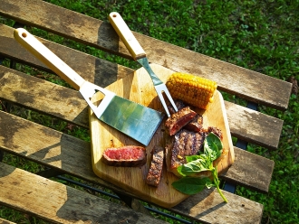 Изображение №8 | Набор аксессуаров для барбекю «Grill Master» (натуральный/серебристый)