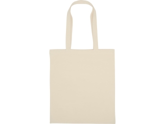 Изображение №12 | Складная хлопковая сумка для шопинга «Gross» с карманом, 180 г/м2 (натуральный/зеленое яблоко)