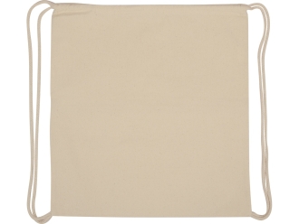 Изображение №5 | Рюкзак-мешок хлопковый «Lark» с цветной молнией (натуральный/зеленое яблоко)