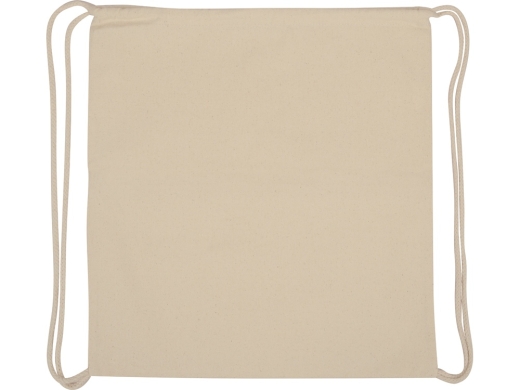 Изображение №5 | Рюкзак-мешок хлопковый «Lark» с цветной молнией (натуральный/зеленое яблоко)