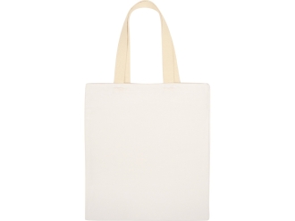 Изображение №4 | Сумка для шопинга «Steady» хлопковая с парусиновыми ручками, 260 г/м2 (белый)