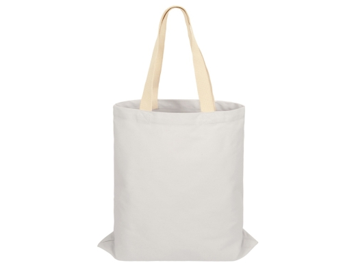 Изображение №3 | Сумка для шопинга «Steady» хлопковая с парусиновыми ручками, 260 г/м2 (белый)