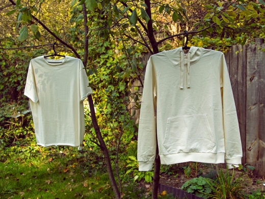 Изображение №9 | Толстовка с капюшоном «Pure» из неокрашенного хлопка, мужская S (натуральный (неотбелённый))