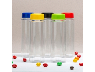 Изображение №11 | Бутылка для воды «Candy» (серый/прозрачный)