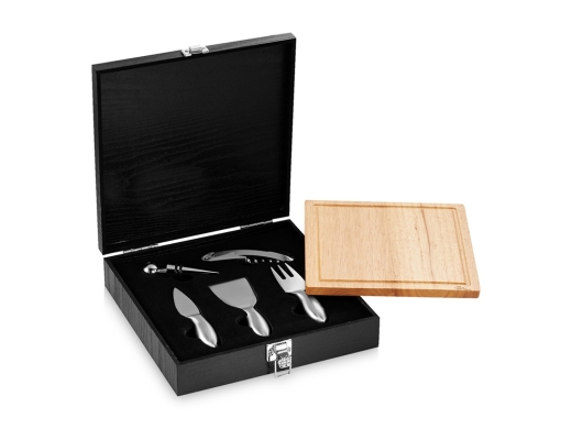 Изображение №1 | Набор для вина «Mino» (черный, серебристый, светло-коричневый)