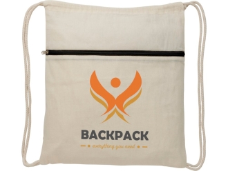 Изображение №6 | Рюкзак «Oregon» с карманом на молнии (натуральный/черный)