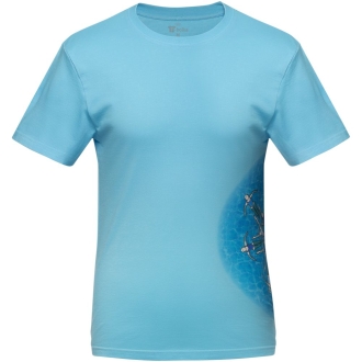 Изображение №2 | Футболка «Вместе и вовремя», голубая, размер S