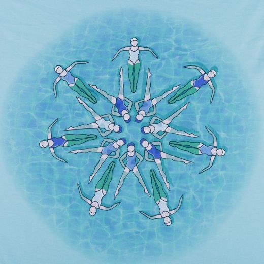 Изображение №4 | Футболка «Вместе и вовремя», голубая, размер S