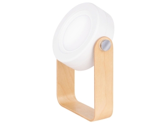 Изображение №1 | Настольная лампа LED «Oko» (белый/дерево)