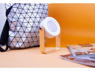 Изображение №5 | Настольная лампа LED «Oko» (белый/дерево)