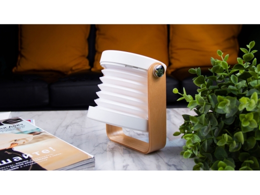 Изображение №4 | Настольная лампа LED «Oko» (белый/дерево)