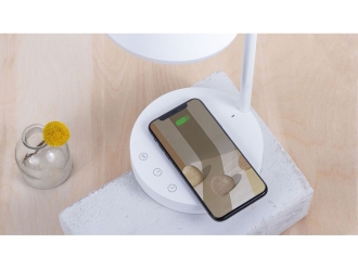 Изображение №6 | Настольная лампа с беспроводной зарядкой «LED L2» (белый)