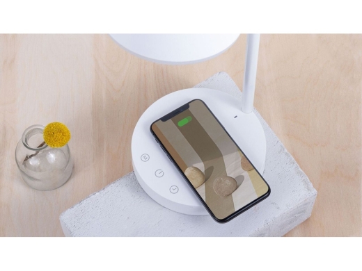 Изображение №6 | Настольная лампа с беспроводной зарядкой «LED L2» (белый)