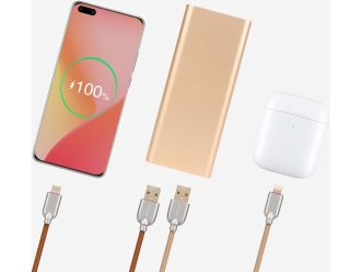 Изображение №10 | Внешний аккумулятор «NEO AZ220G Quick», 22000 mAh (золотистый)