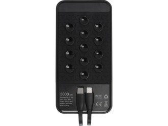 Изображение №5 | Портативное беспроводное зарядное устройство «Octopus Air», 5000 mAh (черный)