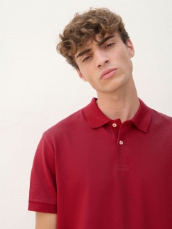 Изображение №4 | Рубашка поло унисекс Pacific, розовая (лососевая), размер S