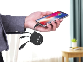 Изображение №4 | Внешний аккумулятор «Octopus Booster», 1000 mAh (черный)