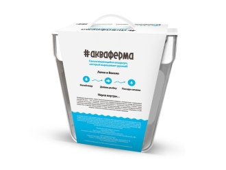 Изображение №4 | Набор для выращивания растений и ухода за рыбкой «Акваферма» (прозрачный, белый)