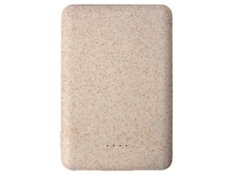 Изображение №3 | Внешний аккумулятор «Wheatty» из пшеничной соломы, 5000 mAh (бежевый)