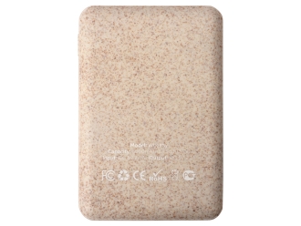 Изображение №4 | Внешний аккумулятор «Wheatty» из пшеничной соломы, 5000 mAh (бежевый)