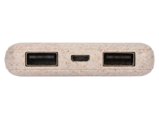 Изображение №8 | Внешний аккумулятор «Wheatty» из пшеничной соломы, 5000 mAh (бежевый)